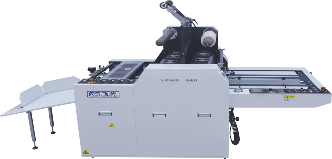 YFMB-540Y semiautomatisk lamineringsmaskine med prægning